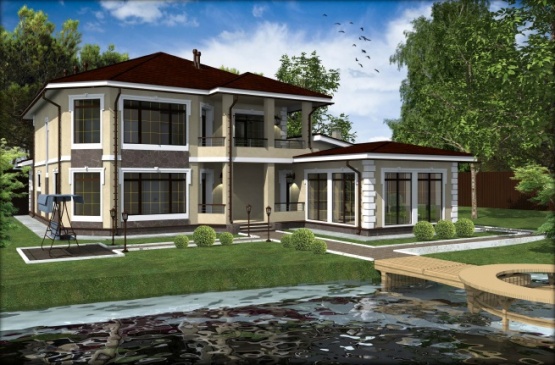 Строительство двухэтажного дома с бассейном и гаражом, 2020 год