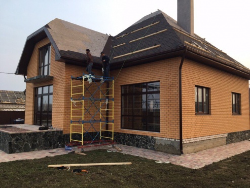 Строительство дома в д. Образцово, Орловской области